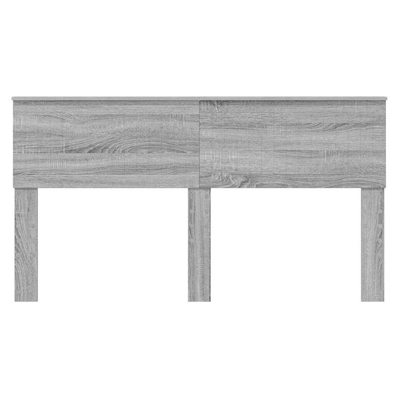 Panel Headboard, Queen, Grey Sonoma