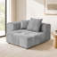 Chaise rembourrée en tissu de lin Kay-2114177206
