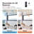 56" Outdoor Ceiling Fan with Remote, IP66 Wet Rated Modern White Ceiling Fan with Remote Control, Energy Efficient DC Motor-1612011705-1612011702