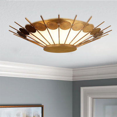 Refugio Glass LED Flush Mount