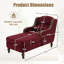 Chaise longue en chenille-1305739147