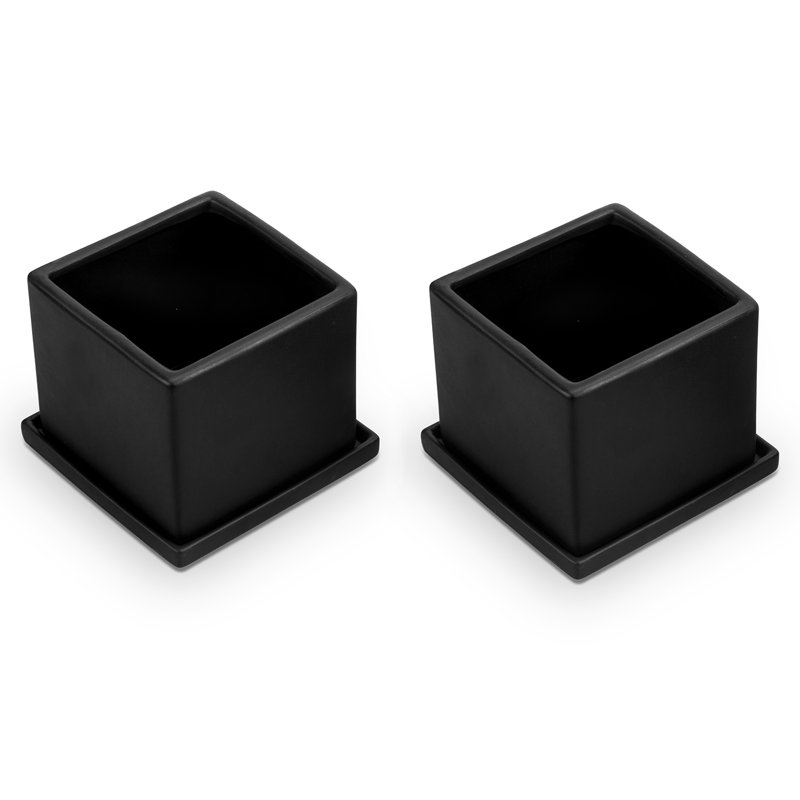 Ceramic Planter Box, Black