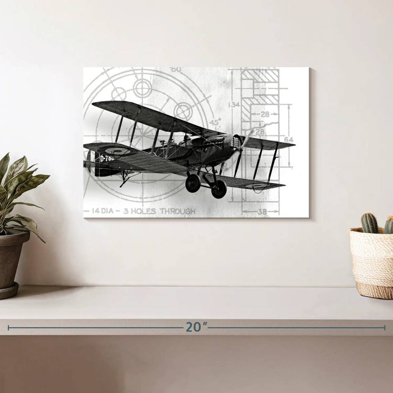 Mehar Flight Plans I, 8" H x 12" W