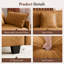 Canapé modulaire en chenille modulaire 76,8 po Mandurah-2070410323