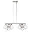 Luminaire suspendu linéaire pour îlot de cuisine 4 lumières Mathes-80587301