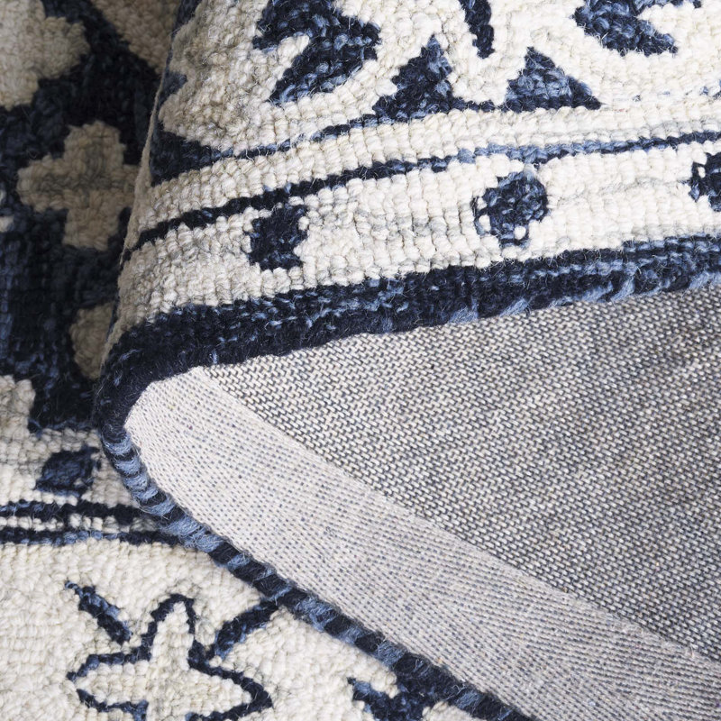 Metro 474 Hand Tufted 80% Wool; 20% Cotton Oriental Rug, Rectangle 5' x 8'