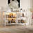 4-Door Accent Cabinet With Tempered Glass And Adjustable Lights-31531971
