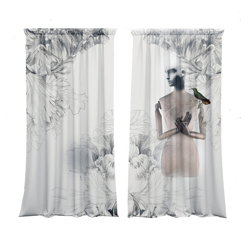 Velvet Blackout Curtain Panel Pair, 148cm Width x 200cm Drop