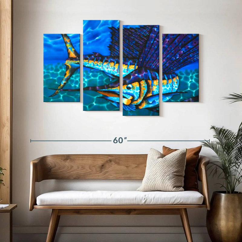 Brampt Atlantic Sailfish, 32" H x 52" W
