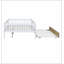 Wood Daybed with Trundle and Fence Guardrails-1171555869-1171555870