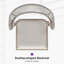 Ensemble de table de patio et chaises 9 pièces PURPLE LEAF avec rotin en osier d'aluminium-1785887556-1785887567