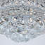 Modern 42" Ceiling Fan With Romote Control, Led Light Kit & Crystal Accents