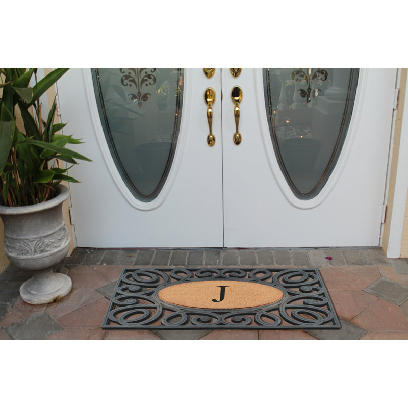 Paillasson antidérapant pour porte d'entrée 38 "x 23", J