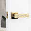 Faux levier de porte moderne en laiton poli Ridge-71450900-71089094-71089093