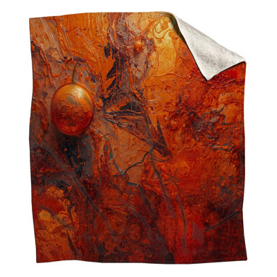 Couvertures orange à texture abstraite