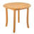 Maston Teak Wood Patio Dining Set with Round Table-1386806081-1404185927