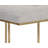 Polyester Blend Upholstered Bench