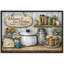 «Welcome To Our Kitchen Rustic Farmhouse», impression sur toile, impression sur toile encadrée-131635935-131635937