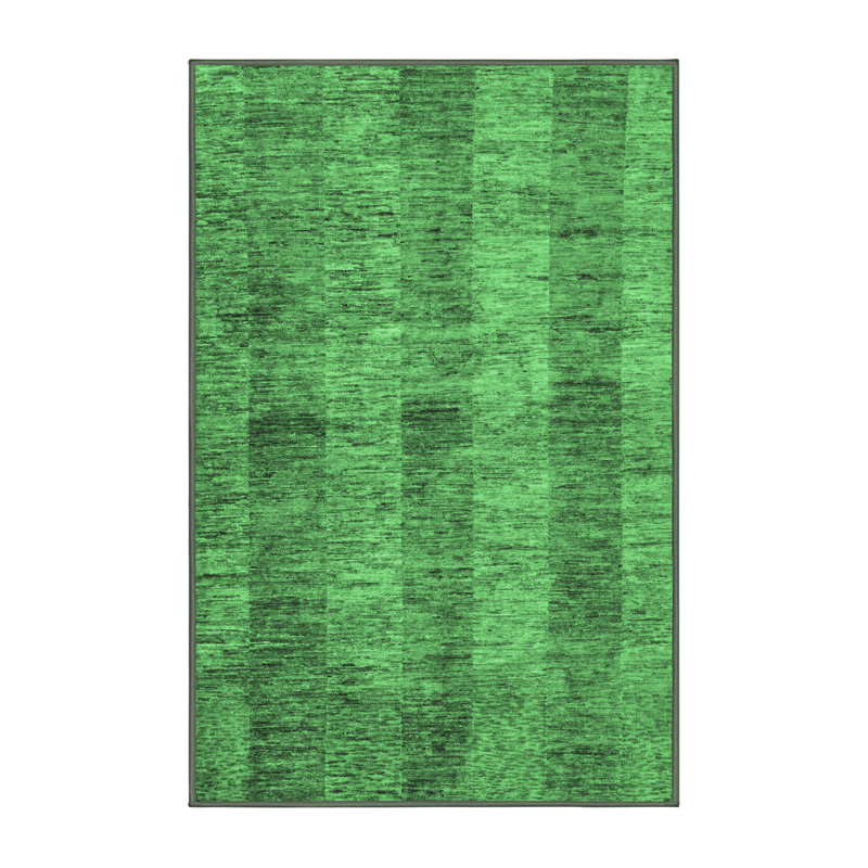 Washable Striped Indoor Rug, Rectangle 2' x 3'