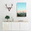 Pastel Sky Over The Mountains Of Italy In Abstract by John Audubon - Wrapped Canvas-55341354