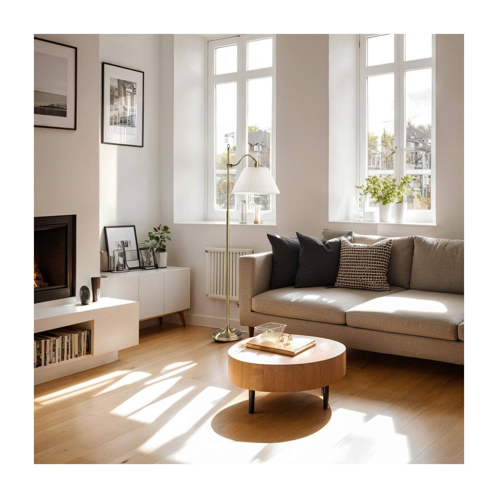Swanmore 64.75'' Dimmable Floor Lamp