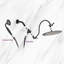 Bras de douche pivotant avec douchette Rainfall-103448224