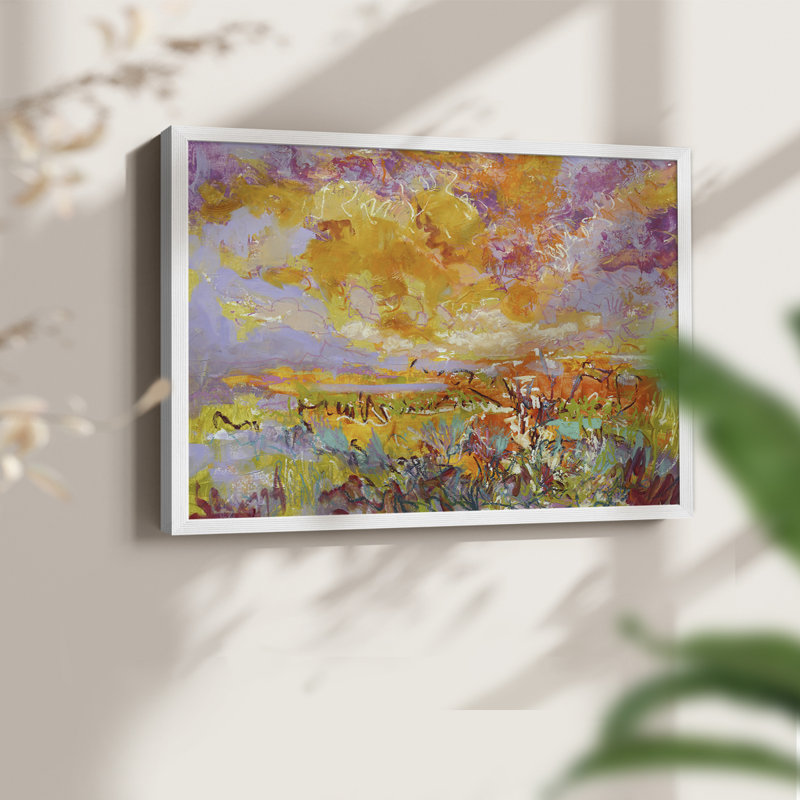 Radiance Remembered -Framed Print - Restickable, 22" H x 28" W, White