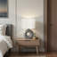 Lampe de table standard Alida en gris foncé et ivoire Alida, H 23,79 po x l 15,76 po x P 10,89 po