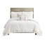 Édredon très grand - 100% coton, magnifique motif capitonné en chenille, surdimensionné et relaxant, comprend 2 taies décoratives, taille en coton avec ornement, confortable