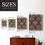 Impression encadrée vintage rétro LXVI, bois massif-251991555-251991561