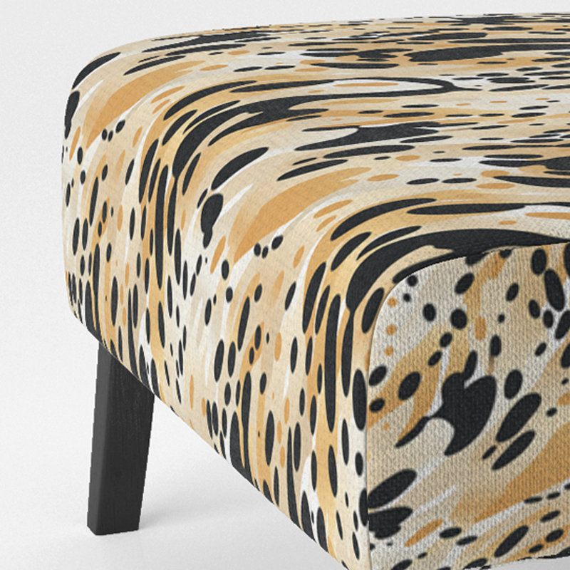 Fauteuil de chambre Feline Grace Cheetah Print