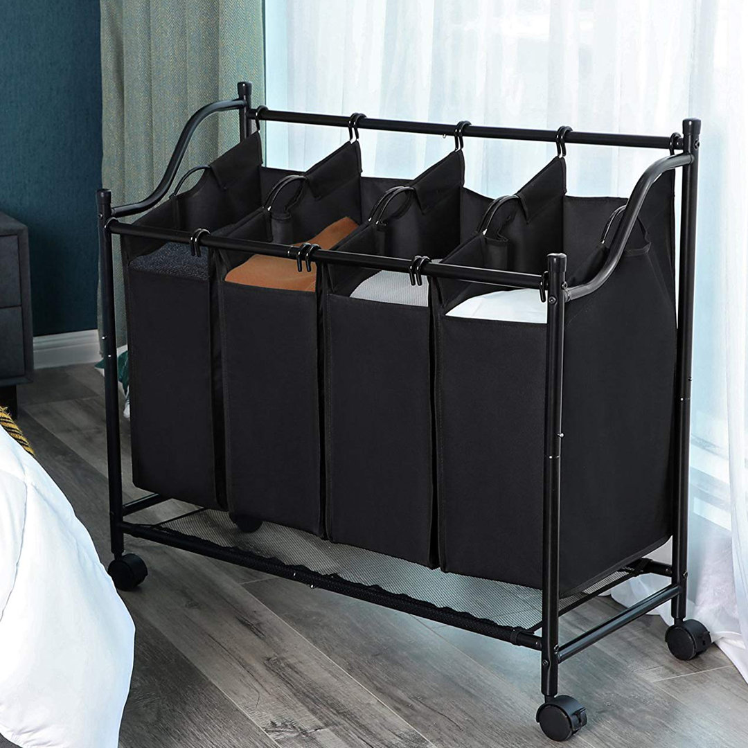 Rolling Laundry Sorter with Handles
