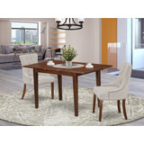 Isse 2 - Person Solid Wood Solid Wood Top Four Leg Dining Set