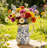 Ceramic Pitcher Vase with Handle