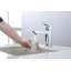 Robinet de salle de bain à un trou avec installation facile et finition résistante à la corrosion pour les lavabos et les lavabos modernes-115593422
