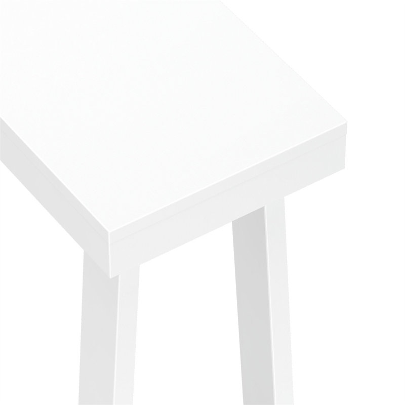 Console Beckett, L 46 po, Blanc