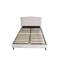 Grand lit tapissier avec 2 tables de chevet