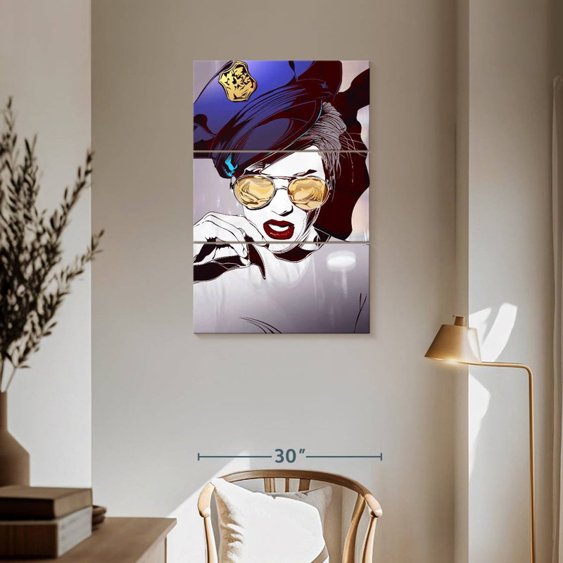 Babe Cop, 57" H x 36" W
