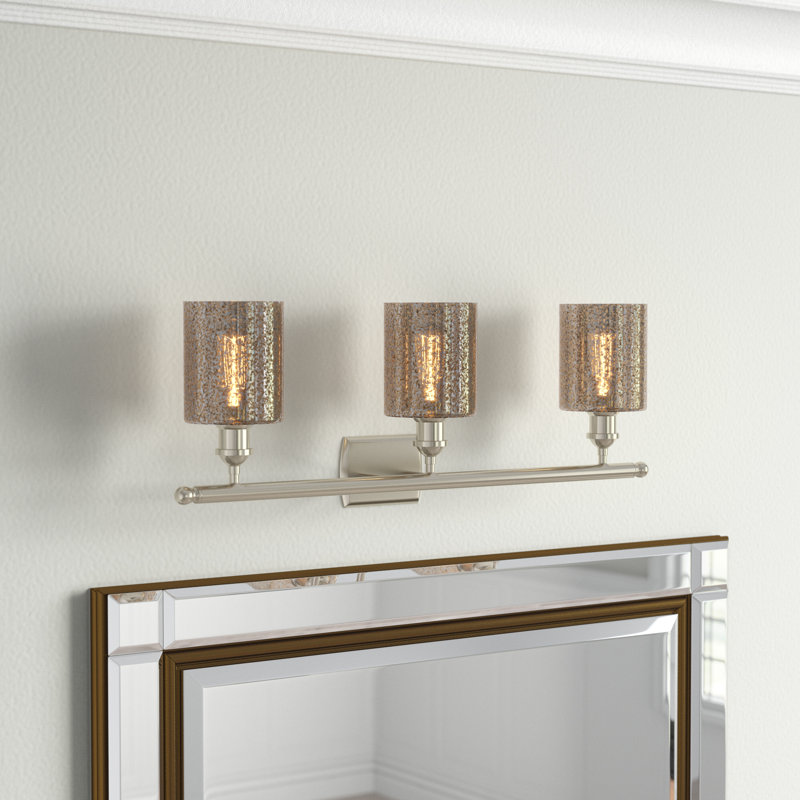 Éclairage de salle de bain à intensité variable à 3 lumières Leilani, Ampoule DEL 6 watts Vinage, Mercure