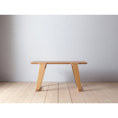 Isometric Solid Wood Dining Bench