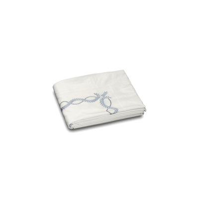 Diana Embroidery By DEA Sateen Flat Sheet