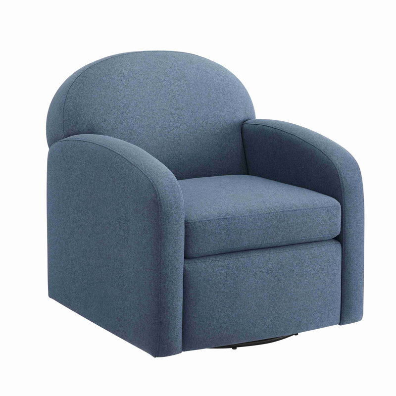 Chaise pivotante Edie, Bleu