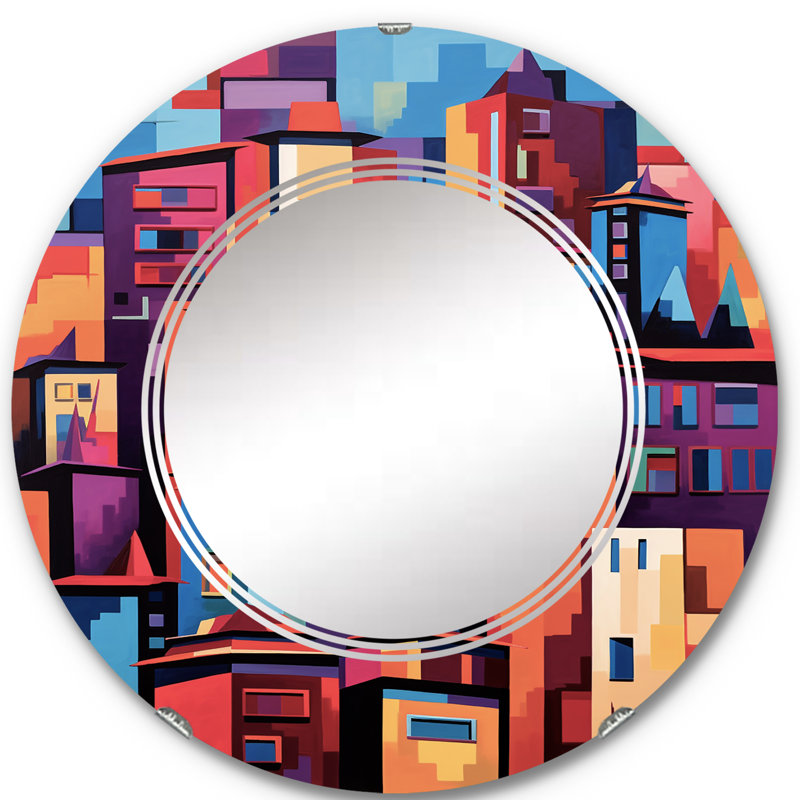 Miroir mural Wilker, 24 po x 24 po