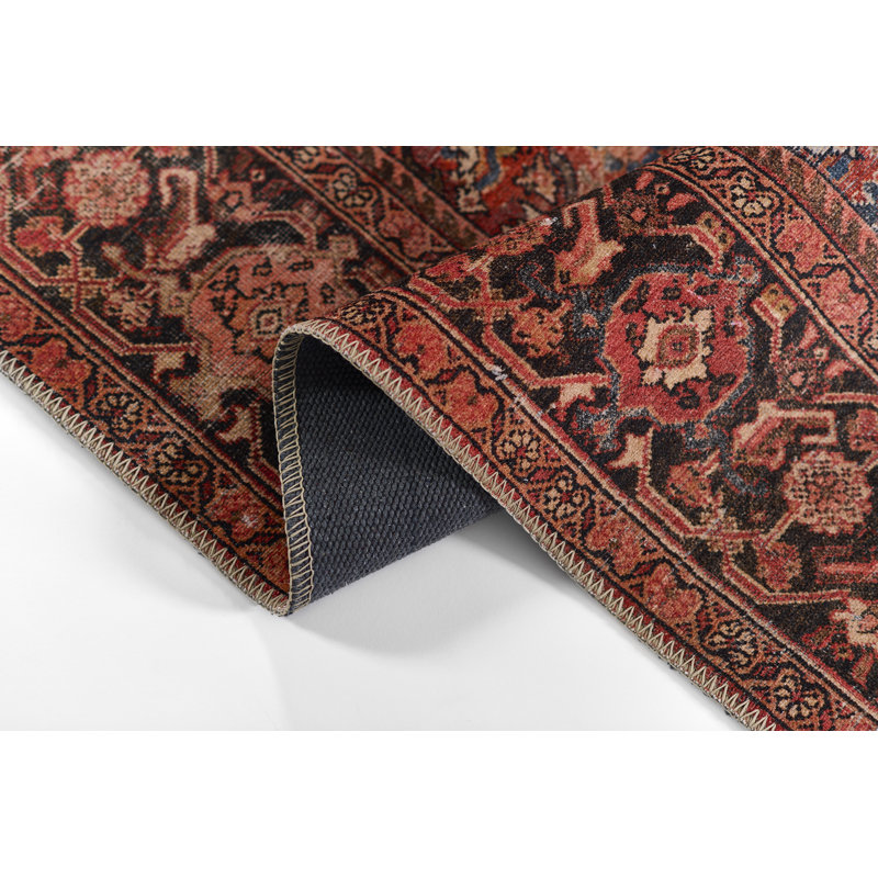 Tapis rouge Momeni Afshar, Rectangle 5 pi x 7 pi 6 po