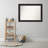 Furniture Espresso Bathroom Vanity Non-Beveled Wall Mirror-459971662