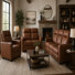 Broadway 3PC Leather Power Reclining Living Room Set