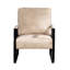 Chaise d'appoint Mid-Century moderne, structure carrée en métal durable, revêtement moelleux-866004468