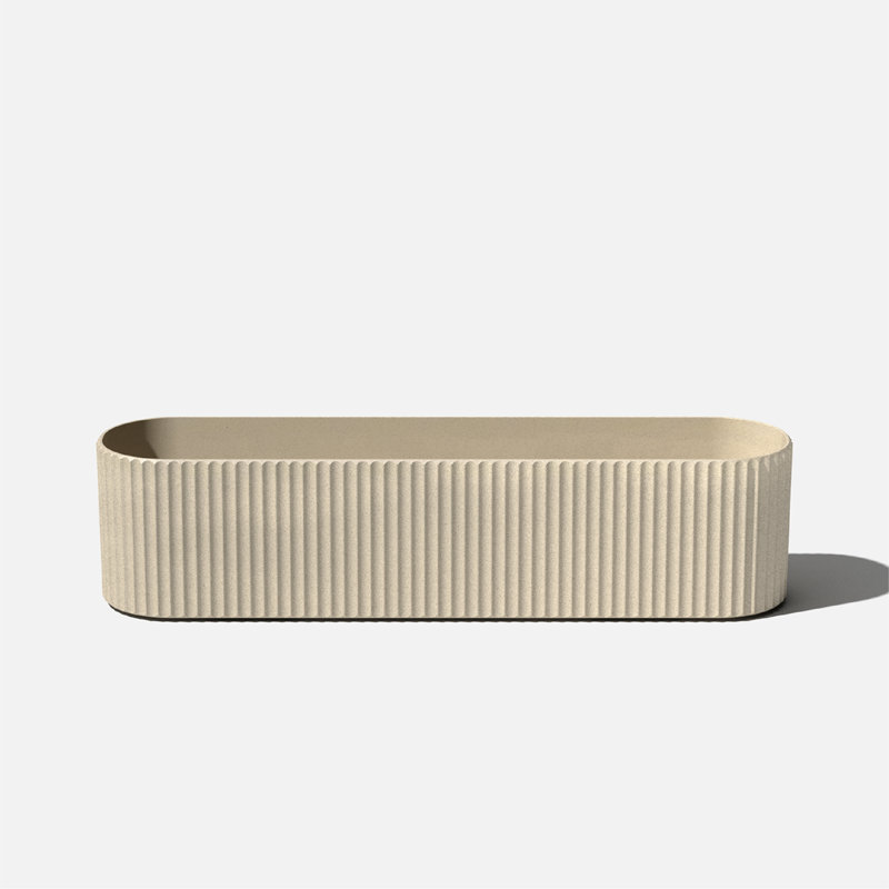 Veradek Demi Series Window Box 36" Planter, Sand, 1