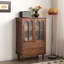 Armoire d'appoint en verre