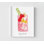 «Cherry Limeade» par Sara Berrenson, impression encadrée de boisson aquarelle, décoration murale de bar, art mural Happy Hour, impression de décoration de cocktail